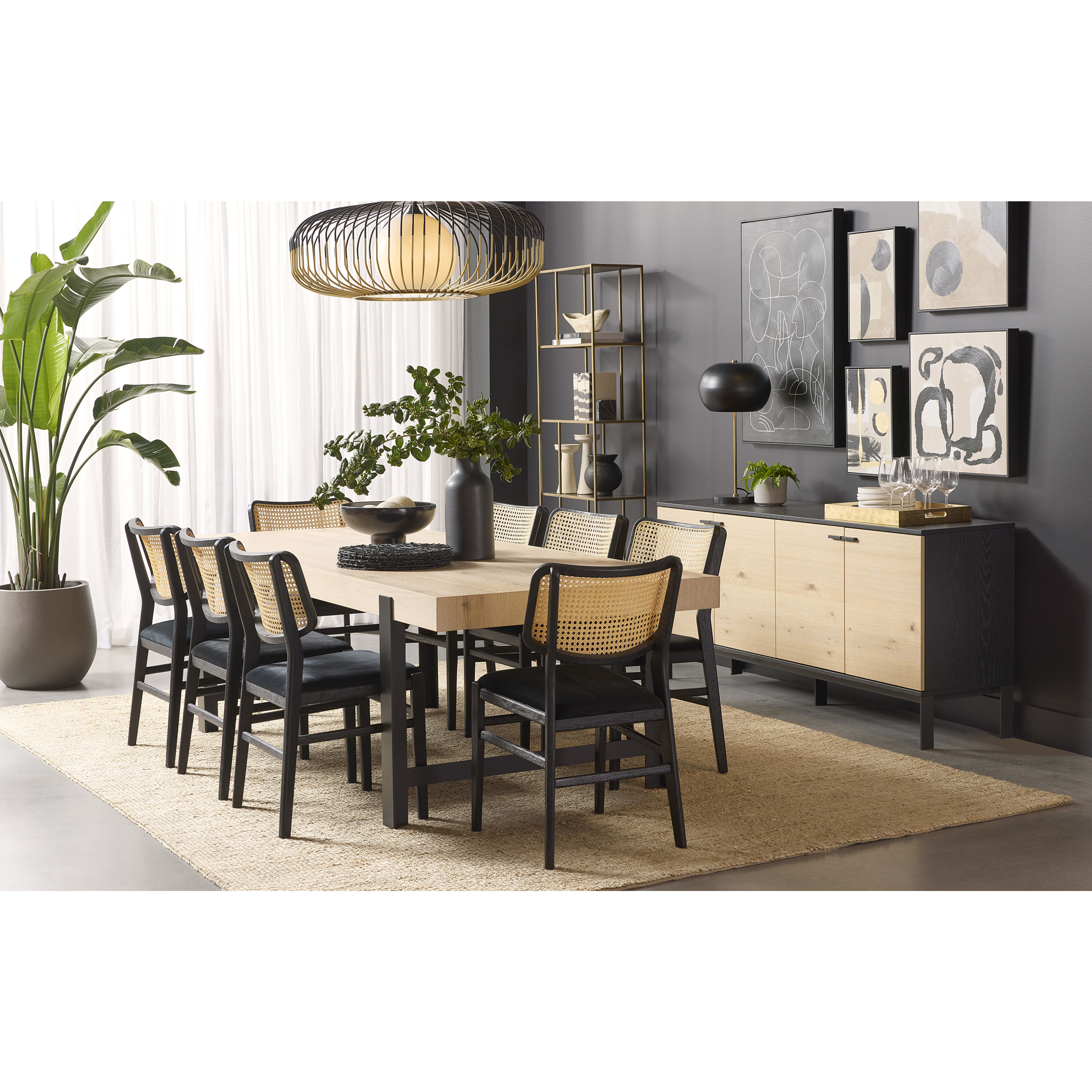 Circa 1 Light 43 inch Black / Antique Brass / Black Pendant Ceiling Light, Extra Large